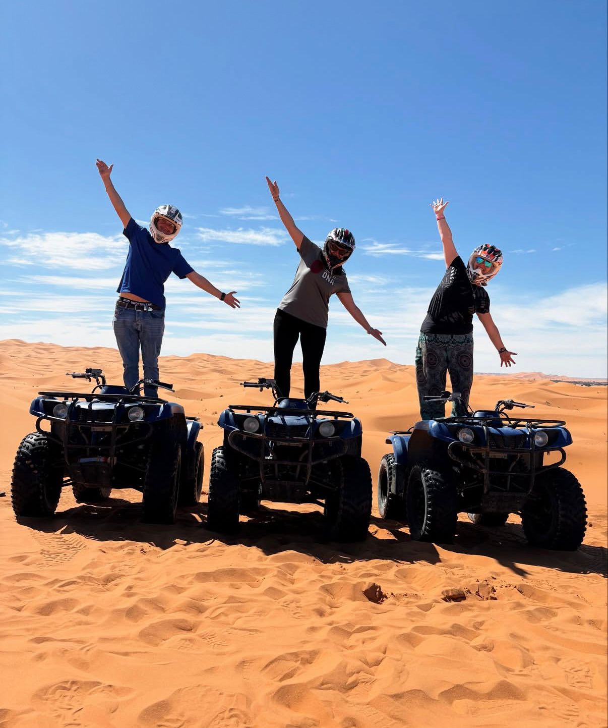 ATV riding Erg Chebbi dunes